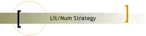 Lit/Num Strategy